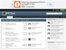 Tablet Screenshot of forum.pcsh.pl